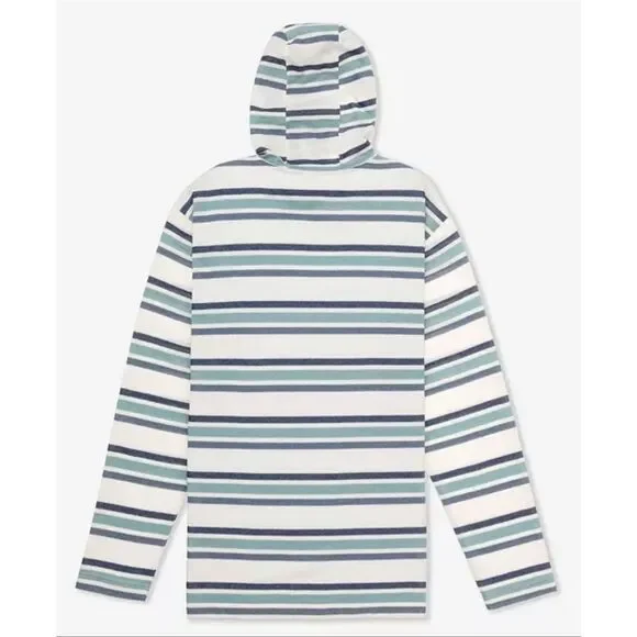 Hurley NWT Artillery Striped OG Hooded Poncho Sweatshirt - Picture 2 of 6